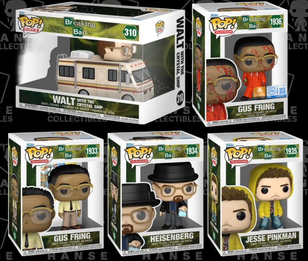 Breaking Bad Bundle of 5 inkl. Ride + Toy Temple Exclusive + Versand