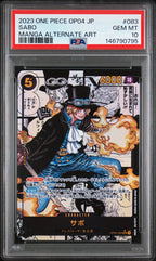 OP04-083 Sabo Manga Secret Rare PSA10 Graded - One Piece TCG JAP
