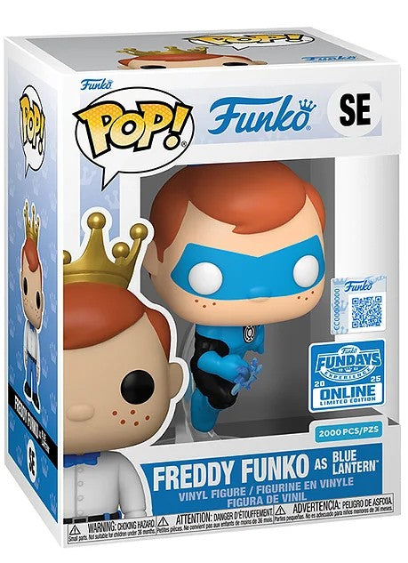 SE Freddy Funko as Blue Lantern Fundays 2025 Limited Edition 2000