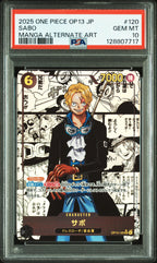 OP13-120 Sabo Manga Secret Rare PSA10 Graded - One Piece TCG JAP