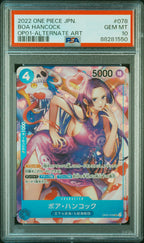 OP01-078 Boa Hancock V2 PSA10 Graded - One Piece TCG JAP