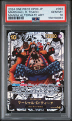 OP09-093 Marshall D. Teach Manga BGS 9.5 Graded - One Piece TCG JAP