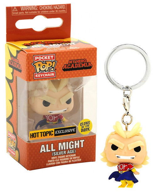All Might Keychain Glow Hot Topic Exclusive + Schutz