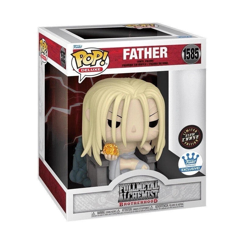 No. 1585 Fullmetal Alchemist Father Deluxe Glow Chase Funko Shop Exclusive