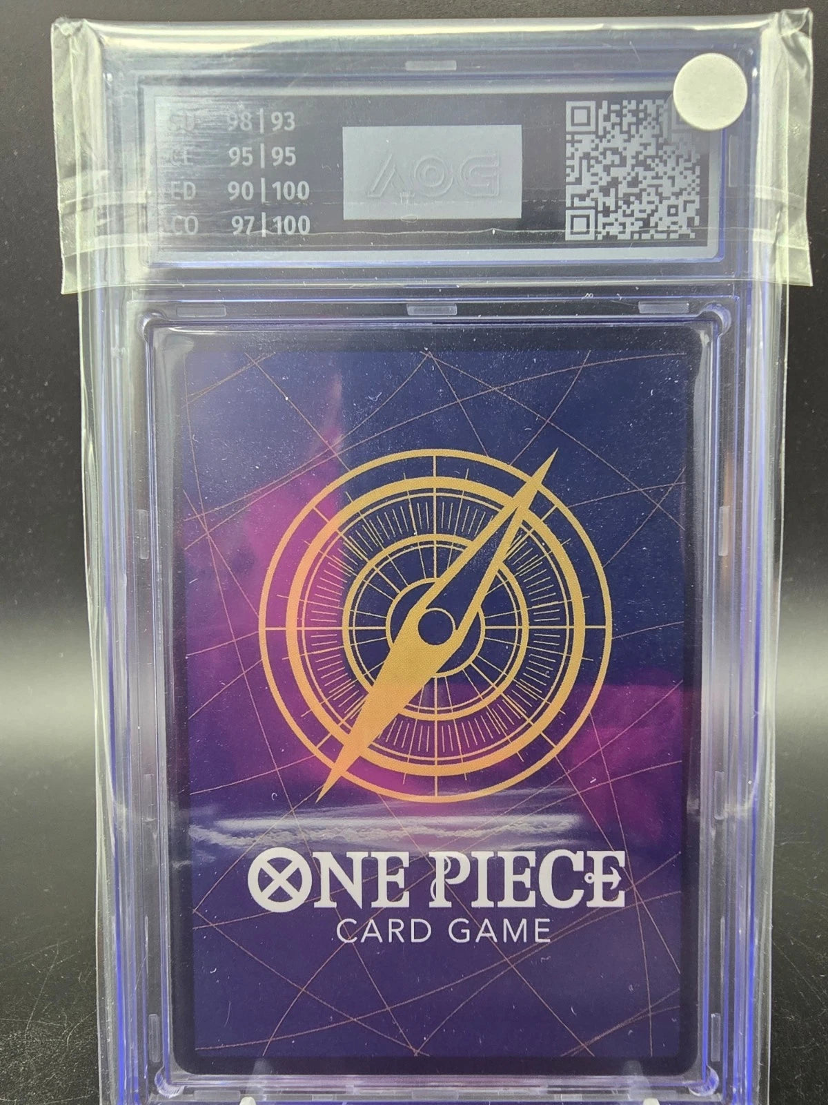 OP07-109 Monkey D. Luffy Treasure Rare AOG 10 Graded - One Piece TCG ENG