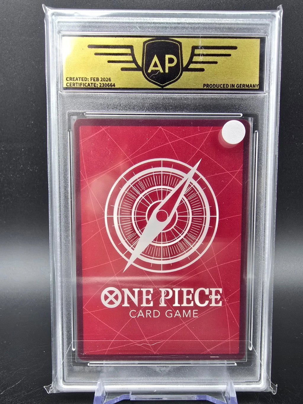 ST02-001 Eustass Kid Leader Gold Lettering AP Grading GEM MINT 10 ENG