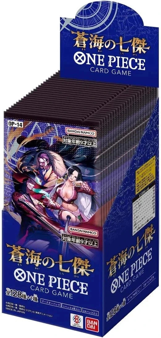 One Piece TCG OP14 7 Warlords of the Sea Display Japanese