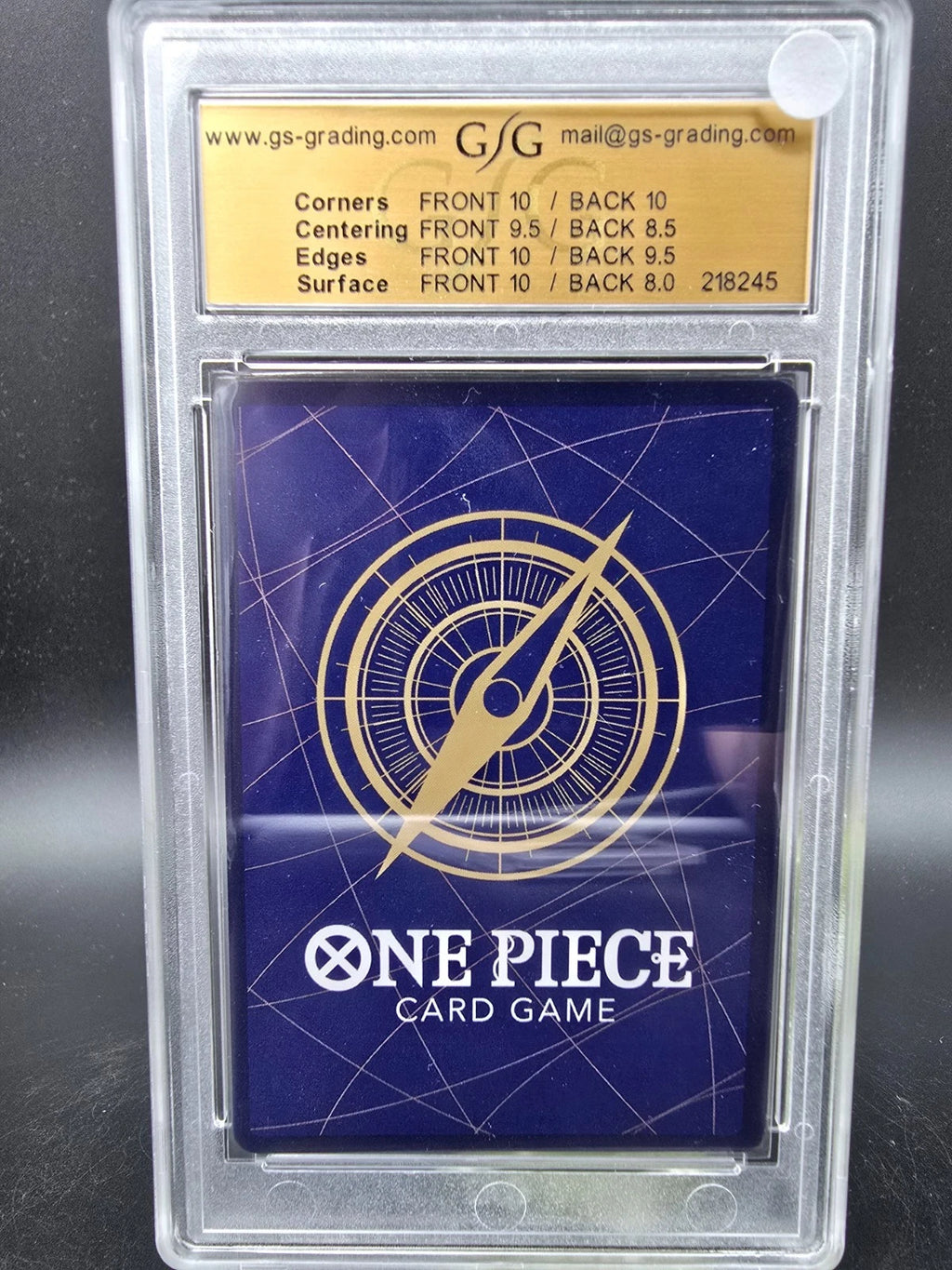 ST21-015 Roronoa Zoro STP Promo GSG 9 Mint Graded - One Piece TCG JAP