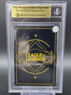 304-298 Lee Sin Blind Monk SC League of Legends Origins Beckett 9.5 Gem Mint