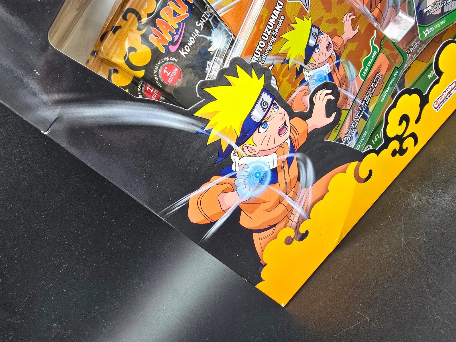 Naruto Mythos TCG Display English 1st Edition *Dent*