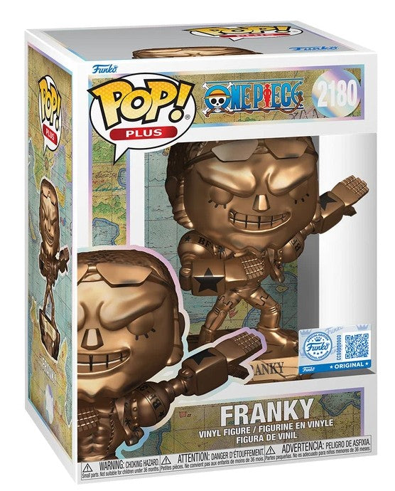 One Piece PLUS Pop! (Metallic) Bronze Statue Nami, Usopp, Nico Robin, Franky, Brook, Jinbe Set of 6