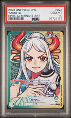 OP06-022 Yamato Leader V2 JAP Graded PSA10 - One Piece TCG JAP